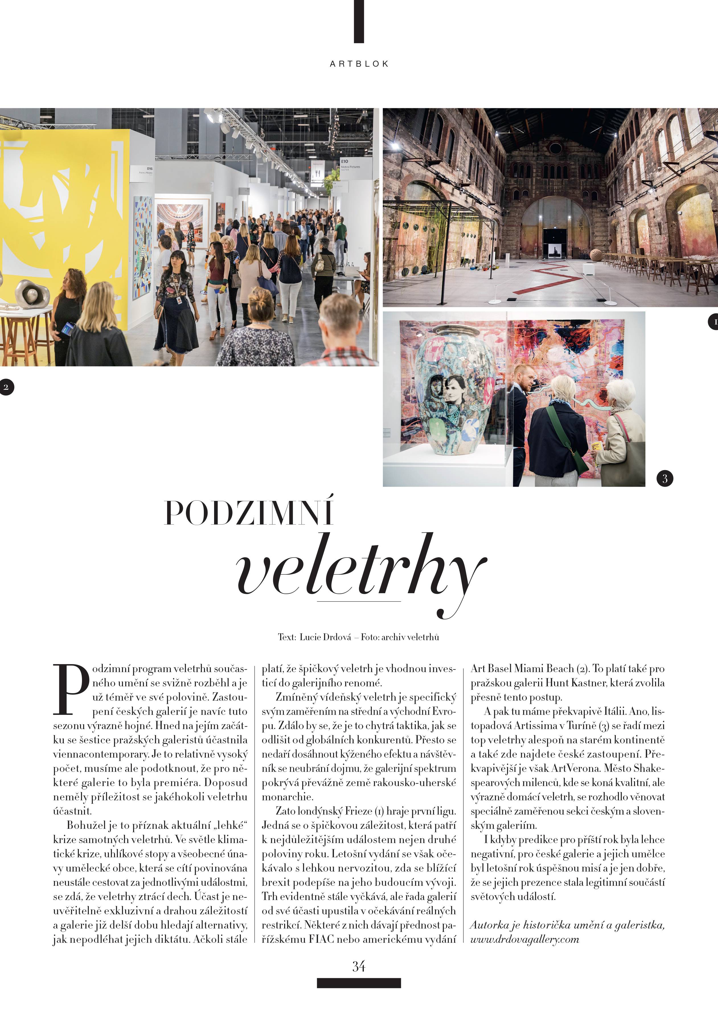 artblok 11 2019 podzimni veletrhy